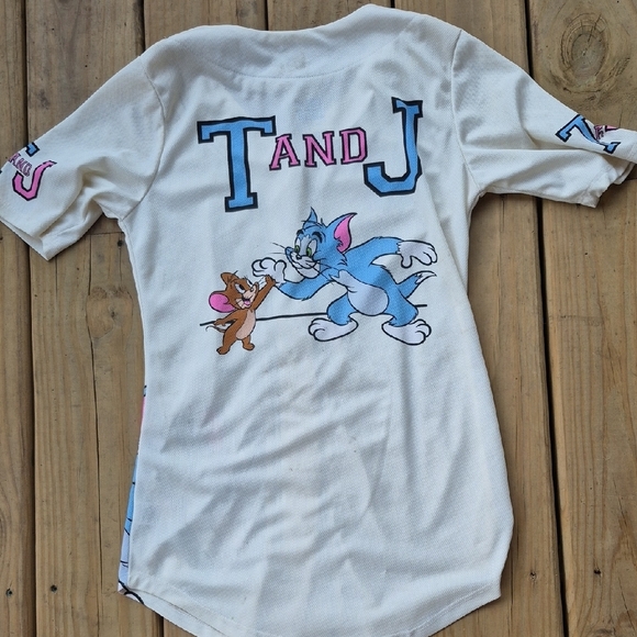 Tom And Jerry Baseball Jersey - Picture 4 of 5
